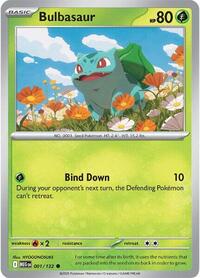 Bulbasaur - 001/132 - ME01: Mega Evolutions - NM