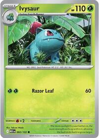 Ivysaur - 002/132 - ME01: Mega Evolutions - Reverse Holo NM