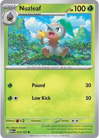 Nuzleaf - ME01: Mega Evolutions - NM
