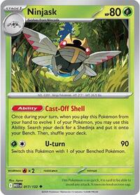 Ninjask - 017/132 - ME01: Mega Evolutions - NM
