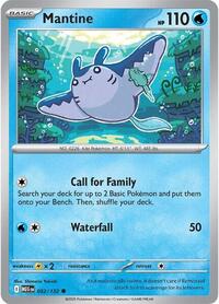 Mantine - ME01: Mega Evolutions - Reverse Holo NM