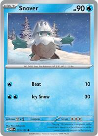 Snover - 035/132 - ME01: Mega Evolutions - NM