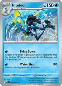 Inteleon - 041/132 - ME01: Mega Evolutions - Reverse Holo NM
