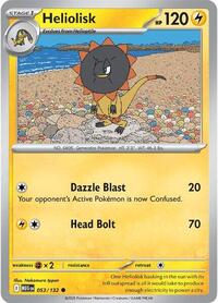 Heliolisk - ME01: Mega Evolutions - Reverse Holo NM