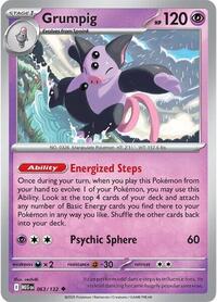 Grumpig - ME01: Mega Evolutions - Reverse Holo NM