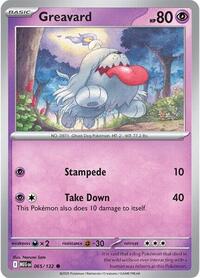 Greavard - ME01: Mega Evolutions - Reverse Holo NM