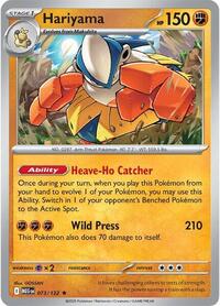 Hariyama - ME01: Mega Evolutions - Reverse Holo NM