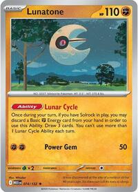 Lunatone - ME01: Mega Evolutions - Reverse Holo NM