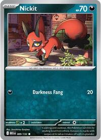 Nickit - ME01: Mega Evolutions - NM