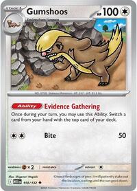 Gumshoos - 110/132 - ME01: Mega Evolutions - Reverse Holo NM