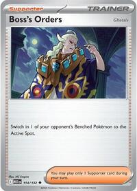 Boss's Orders [Ghetsis] - ME01: Mega Evolutions - NM