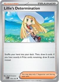 Lillie's Determination - 119/132 - ME01: Mega Evolutions - Reverse Holo NM