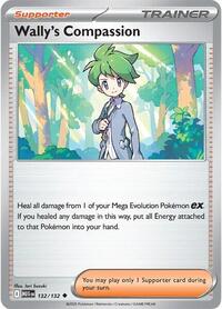 Wally's Compassion - 132/132 - ME01: Mega Evolutions - NM