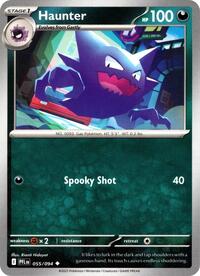Haunter - 055/094 - ME02: Phantasmal Flames - Reverse Holo NM