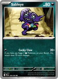 Sableye - ME02: Phantasmal Flames - NM
