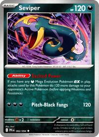 Seviper - ME02: Phantasmal Flames - NM