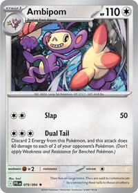 Ambipom - 079/094 - ME02: Phantasmal Flames - NM Holo