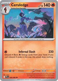 Ceruledge - ME02: Phantasmal Flames - NM