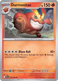 Darmanitan - ME02: Phantasmal Flames - Reverse Holo NM