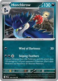 Honchkrow - ME02: Phantasmal Flames - Reverse Holo NM