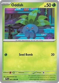 Oddish - ME02: Phantasmal Flames - Reverse Holo NM