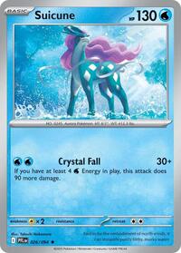 Suicune - ME02: Phantasmal Flames - NM Holo
