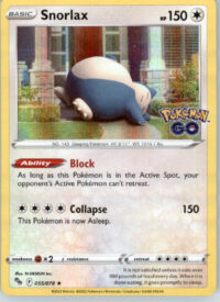 Snorlax - Pokemon GO - 055/078 - Holo NM