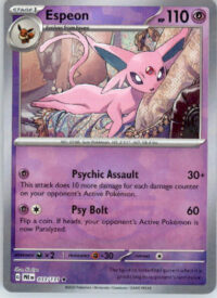 Espeon - Poke Ball Pattern - SV: Prismatic Evolutions - 033/131 - Holo NM
