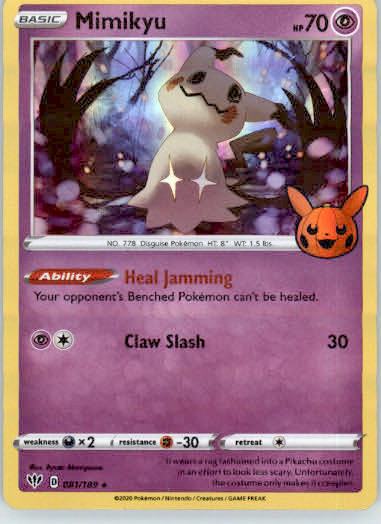 Mimikyu - Trick or Trade - 081/189 - Holo NM