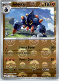 Boldore - Poke Ball Pattern - SV: White Flare - 047/086 - Holo NM