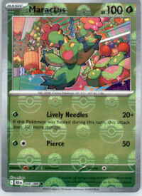 Maractus - Poke Ball Pattern - SV: Black Bolt - 008/086 - Holo NM