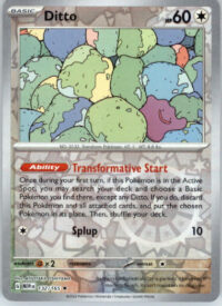 Ditto - SV: Scarlet & Violet 151 - 132/165 - Reverse Holo NM