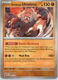 Bloodmoon Ursaluna - Poke Ball - SV: Prismatic Evolutions - 054/131 - Holo NM