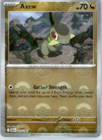 Axew - Poke Ball Pattern - SV: Black Bolt - 068/086 - Holo NM