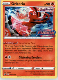 Oricorio - Prerelease - SWSH: Sword & Shield Promo Cards - SWSH168 - Holofoil LP
