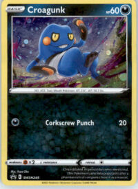 Croagunk - Cosmos Holo - SWSH: Sword & Shield Promo - SWSH245 - Holofoil LP