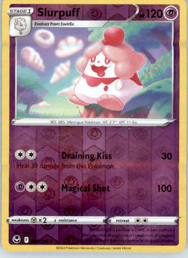 Slurpuff - SWSH12: Silver Tempest - 084/195 - Reverse Holo LP