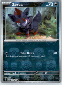 Zorua - Poke Ball Pattern - SV: White Flare - 061/086 - Holo NM