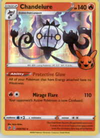 Chandelure - Trick or Trade BOOster Bundle - 033/192 - Holo NM