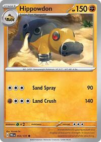 Hippowdon - SV: Prismatic Evolutions - NM