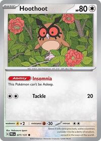 Hoothoot - SV: Prismatic Evolutions - NM