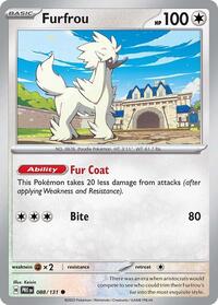 Furfrou - SV: Prismatic Evolutions - NM