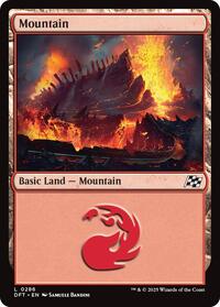 Mountain (0286) - Aetherdrift - Foil NM