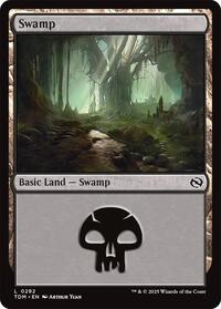 Swamp (0282) - Tarkir: Dragonstorm - Foil NM