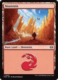 Mountain (0283) - Tarkir: Dragonstorm - Foil NM