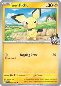 Ethan's Pichu - SV10: Destined Rivals - NM