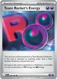 Team Rocket's Energy - SV10: Destined Rivals - NM