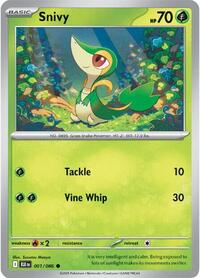 Snivy - SV: Black Bolt - NM