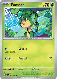 Pansage - SV: Black Bolt - NM