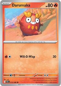 Darumaka - SV: Black Bolt - NM